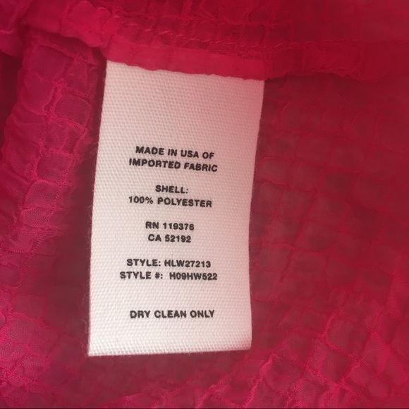 NWT Helmut Lang Grid Chiffon Asymmetrical tank - Picture 4 of 4